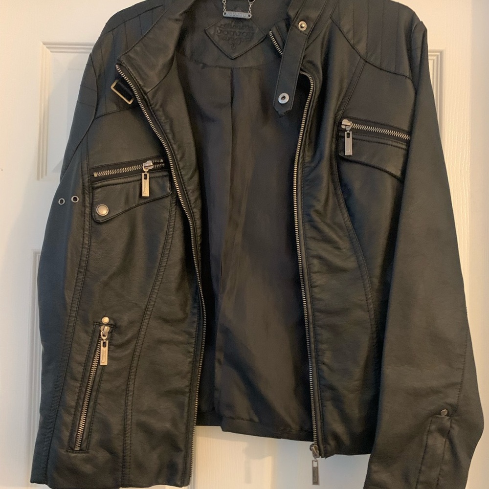 Faux Leather Jacket, Juniors